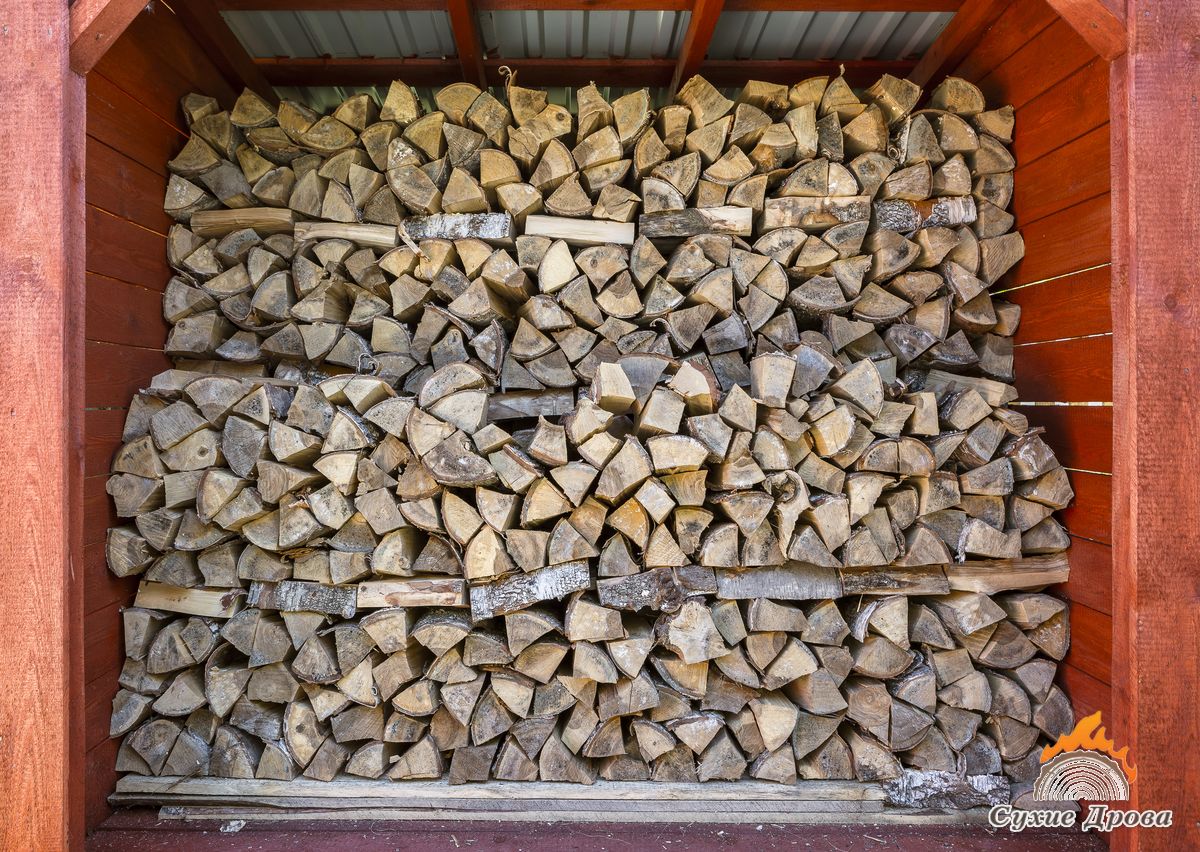 Как правильно складывать дрова