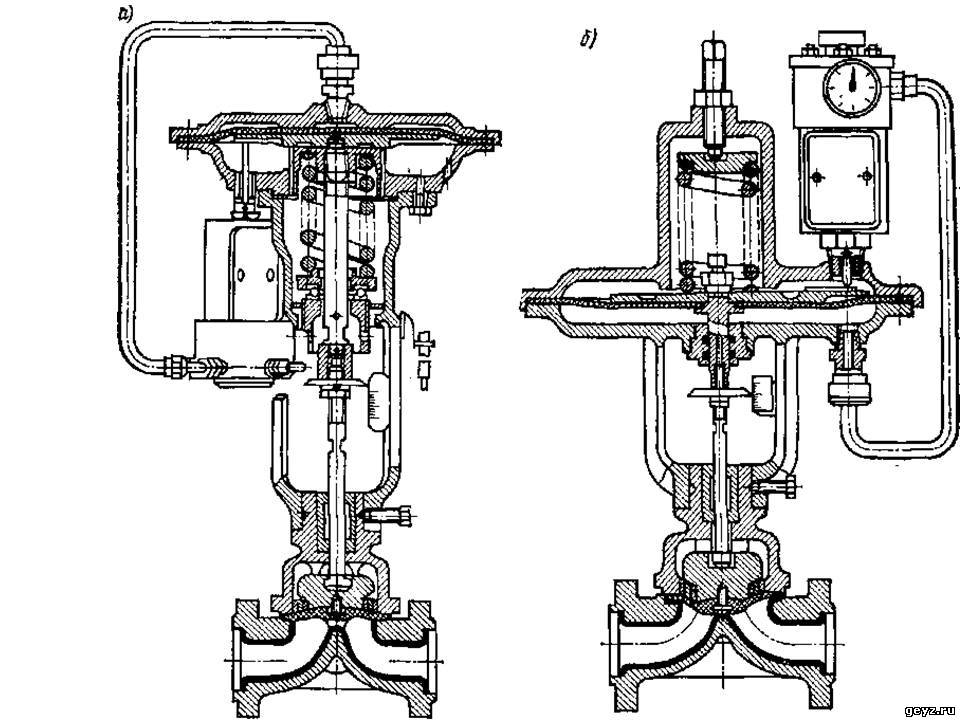 Схема мембранный клапан
