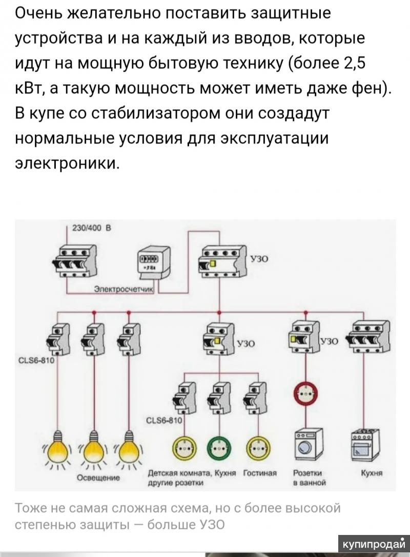 Схема электропроводки дачного домика