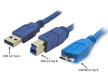 Типы USB 3.0