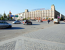 In the center of Volgograd
