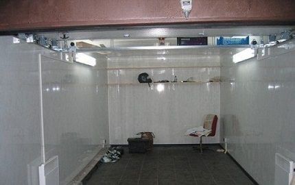 Стандартные радиаторы в гараже Стандартные радиаторы в гараже