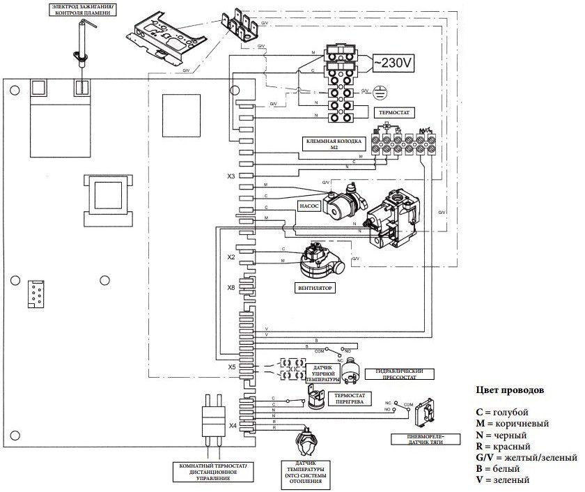 Honeywell cs0263c схема подключения